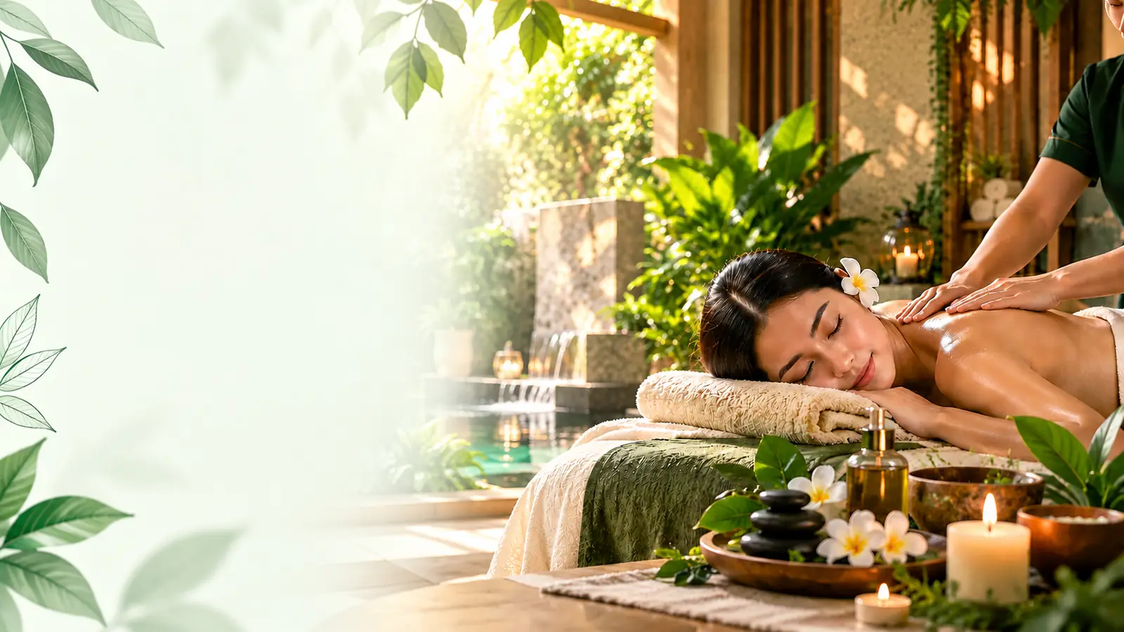 Miyapur Wellness Spa luxury treatment room interior with massage table and warm candles